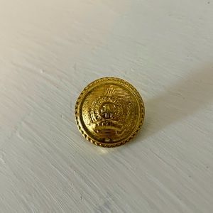 Vintage gold button
